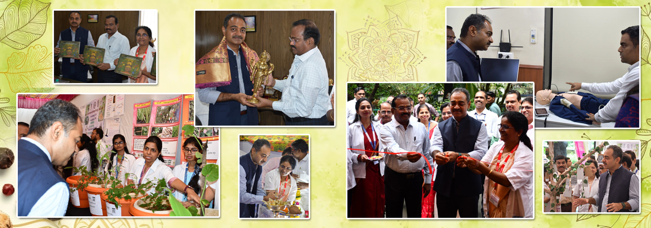 Ayurveda Day 23rd September 2025 – Hon. Commissioner Medical Education, Research & AYUSH Shri Anil Bhandari Sir’s visit to R A Podar Medical College (Ayu) Worli Mumbai.