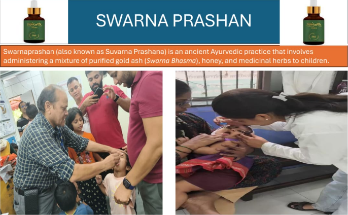 Hirkanikasha (Breastfeeding room ) and Swarnaprashan (1) Hirkanikasha (Breastfeeding room ) and Swarnaprashan (1)